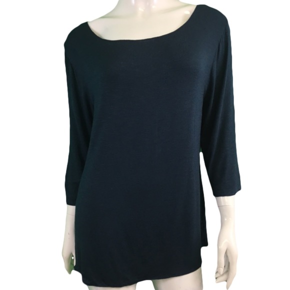 NWT Saga Blue 3/4 Sleeve Top